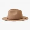 Brixton Accessories Wesley Packable Fedora Mojave Wool Felt Hat