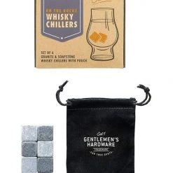 Gentlemen's Hardware Gifts For Him Whisky Chillers Set Of 6
