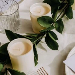 One By One Zesty Lime + Coconut 260g White Candle Home & Beauty