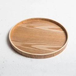 NED Collections Willow Circular Natural Large Tray