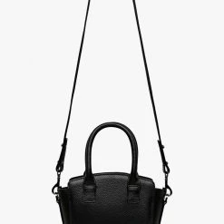 Status Anxiety Worst Behind Us Black Leather Bag