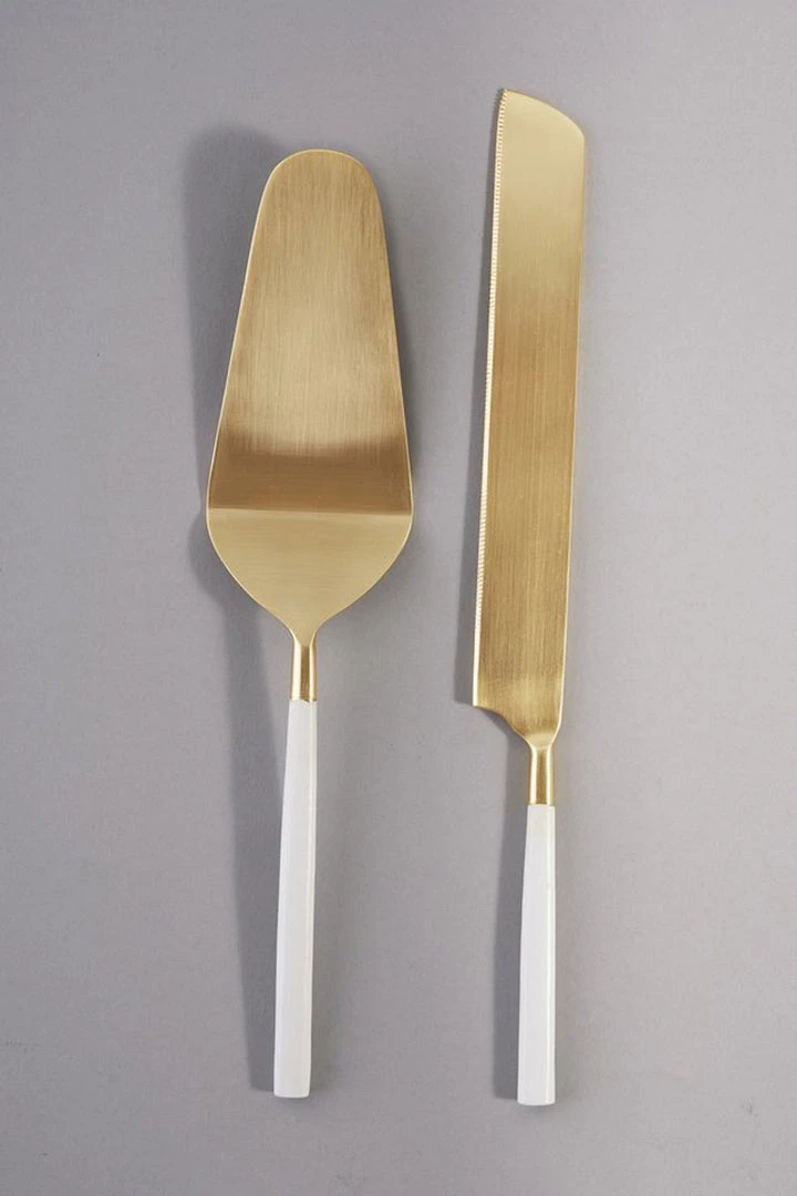 Nel Lusso Bianco Cake + Knife Set Gift The Hostest With The Mostest 3 Nel Lusso Bianco Cake + Knife Set Gift The Hostest With The Mostest