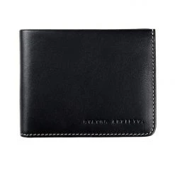 Status Anxiety Alfred Black Leather Unisex Wallet