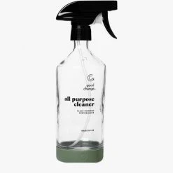 Good Change Table & Kitchen All Purpose Cleaner Moss Reusable Glass Silicon Base Bottle