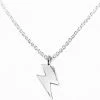 Audrey Loves Ruby Sterling Silver Lightning Bolt Necklace Accessories