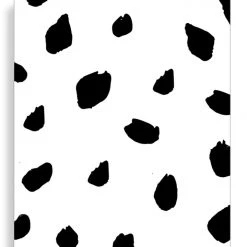 Elm Paper Home & Beauty Leopard Black Gift Tag