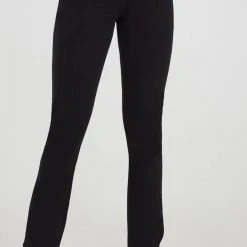 Pulz Jeans Fashion Emma Stay Black Highwaist Straight Denim Jean