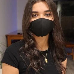 Queen Of The Foxes Accessories Black Reuseable Face Mask Pack Of 3