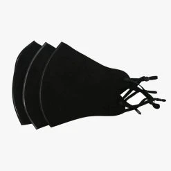 Queen Of The Foxes Accessories Black Reuseable Face Mask Pack Of 3