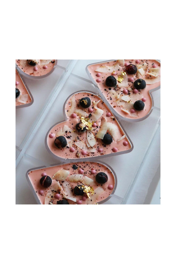 House Of Chocolate Blueberry Coconut Chocolate Heart 4 House Of Chocolate Blueberry Coconut Chocolate Heart