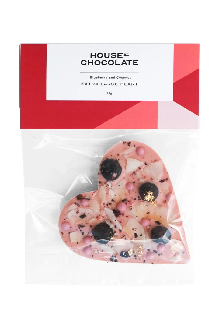 House Of Chocolate Blueberry Coconut Chocolate Heart 3 House Of Chocolate Blueberry Coconut Chocolate Heart