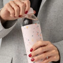 Porter Blush Confetti Terrazzo Glass Bottle 591ml Gifts For Her