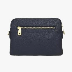 Elms+King Bowery Clutch French Navy