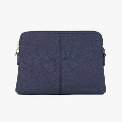 Elms+King Bowery Clutch French Navy