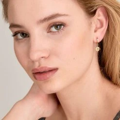 Ania Haie Accessories Midnight Star Huggie Hoop Gold Earrings