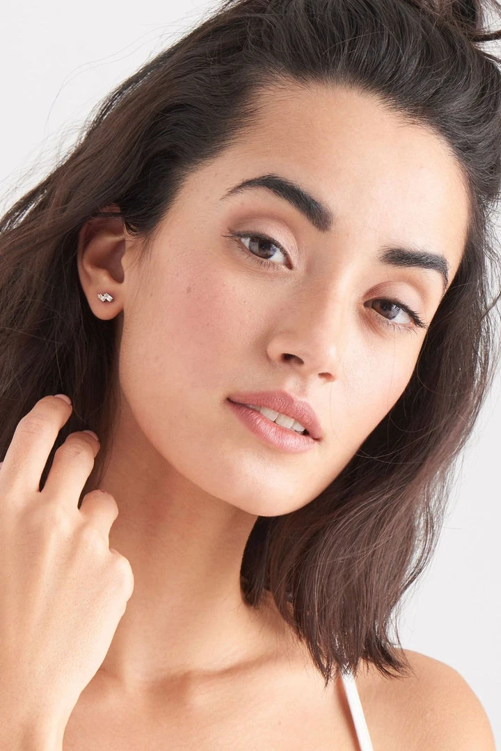 Ania Haie Glow Getter 7mm Silver Stud Earrings 4 Ania Haie Glow Getter 7mm Silver Stud Earrings