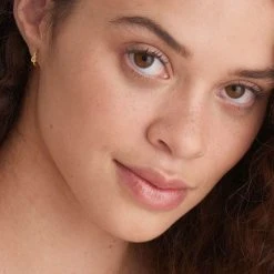 Ania Haie Forget Me Knot Huggie Hoop Gold 12mm Earrings Accessories