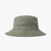 Brixton Petra Reversible Military Olive Leopard Bucket Hat Accessories