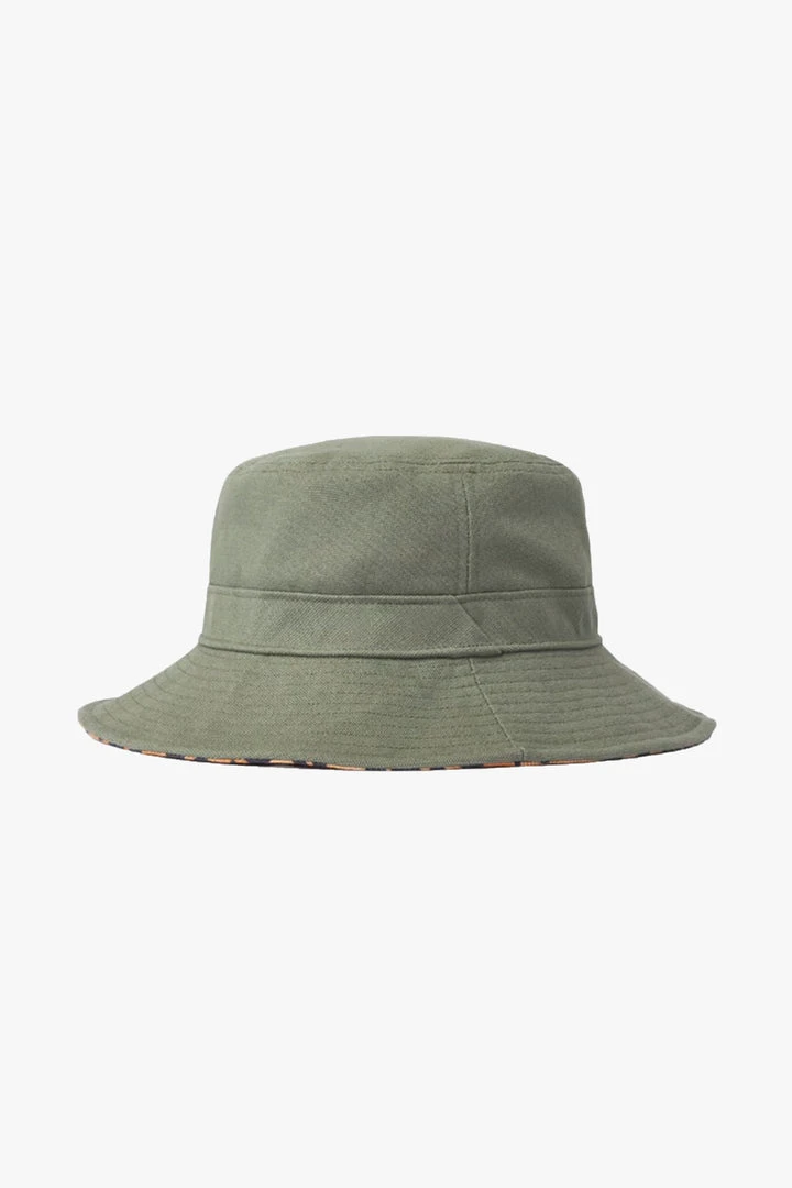 Brixton Petra Reversible Military Olive Leopard Bucket Hat Accessories 3 Brixton Petra Reversible Military Olive Leopard Bucket Hat Accessories