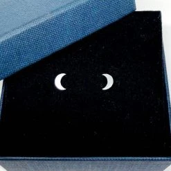 Audrey Loves Ruby Moon Stud Earring