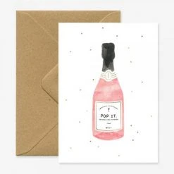 All The Ways To Say Home & Beauty Champagne Pop It Card