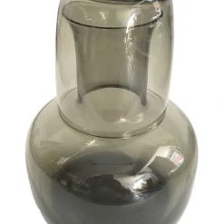 Nel Lusso Gift The Hostest With The Mostest Charcoal Carafe And Glass Set
