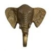 French Country Brass Elephant Hook