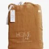Home Lab 100% French Linen Duvet Cover Set Super King Ginger 1 Home Lab 100% French Linen Duvet Cover Set Super King Ginger