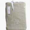 Home Lab 100% French Linen Duvet Cover Set Super King Sage