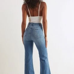 Rollas Eastcoast Flare Karen Blue Denim Jean