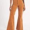 Rollas Fashion Eastcoast Flare Tan Cord Pant
