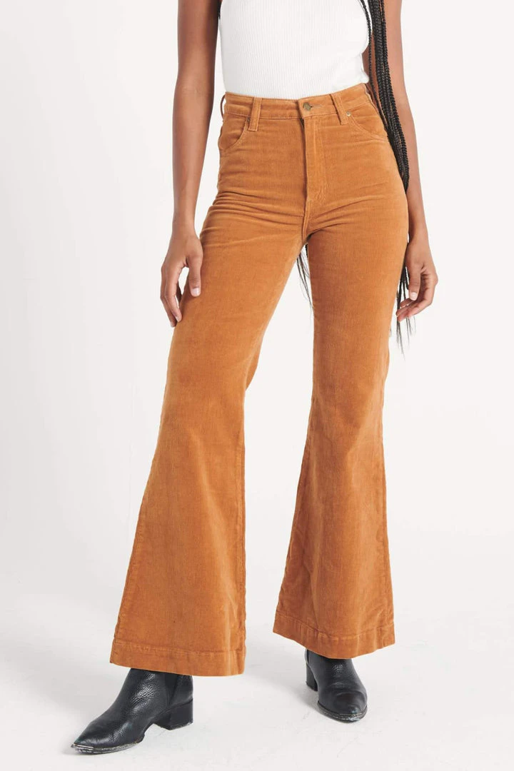 Rollas Fashion Eastcoast Flare Tan Cord Pant 3 Rollas Fashion Eastcoast Flare Tan Cord Pant