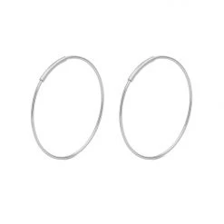 Pilgrim Raquel 25mm Silver Hoop Earring Accessories