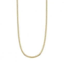 Pilgrim Talia Flat Snake Chain Gold Necklace