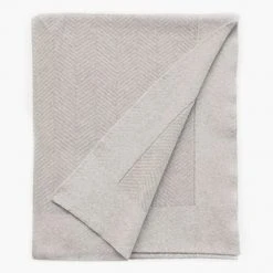 Baya Carmel Fawn 100% Organic Cotton Throw 130x180cm Cushion, Throws & Linen