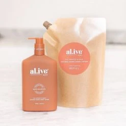 Alive Body Makeup & Skincare Fig Apricot & Sage Hand & Body Wash 1 Litre Refill