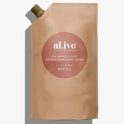 Alive Body Makeup & Skincare Fig Apricot & Sage Hand & Body Lotion 1 Litre Refill