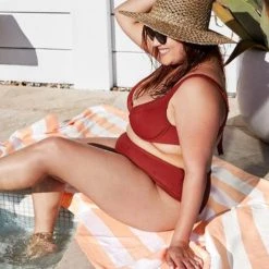 Dock And Bay Home & Beauty Beach Towel Cabana Light Collection Large Positano Peach