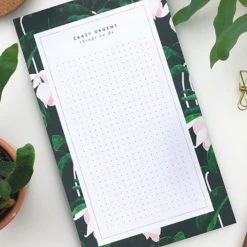 All The Ways To Say Crazy Urgent Floral Dotted Notepad Home & Beauty