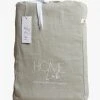 Home Lab 100% French Linen Duvet Cover Set King Sage 1 Home Lab 100% French Linen Duvet Cover Set King Sage