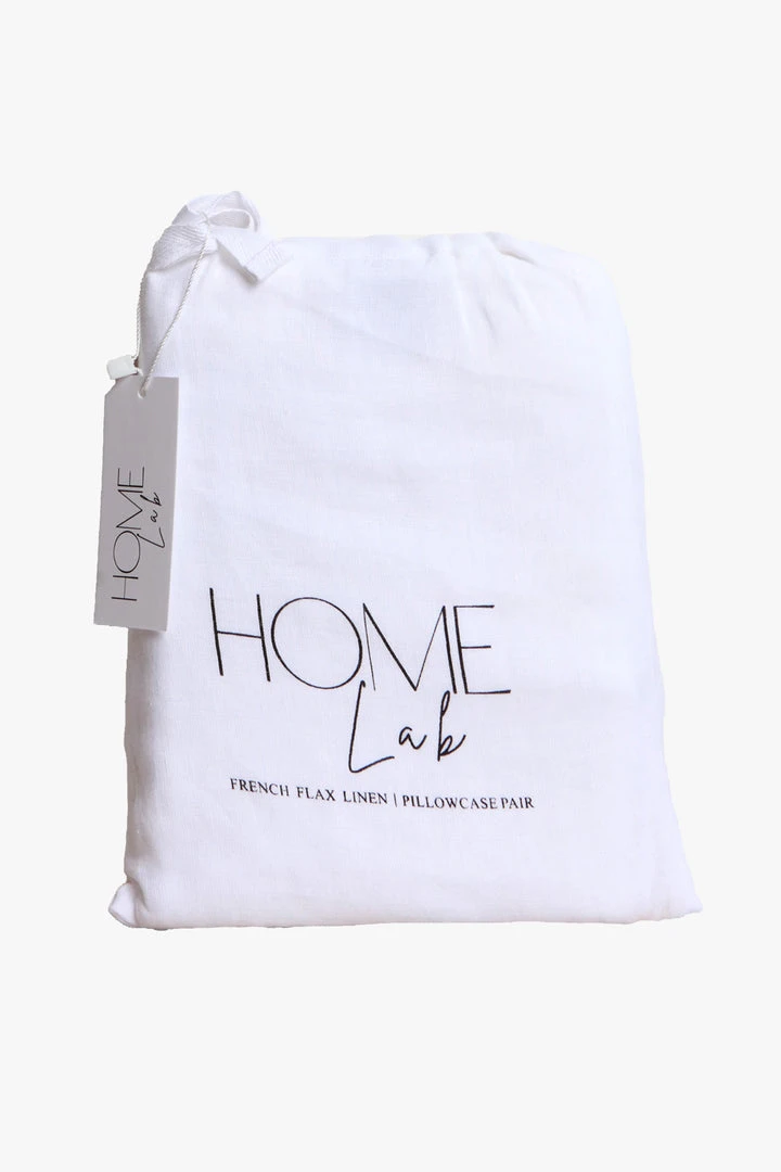 Home Lab Cushion, Throws & Linen 1000TC 100% Cotton Hotel Luxe Pillowcase Pair White 5 Home Lab Cushion, Throws & Linen 1000TC 100% Cotton Hotel Luxe Pillowcase Pair White