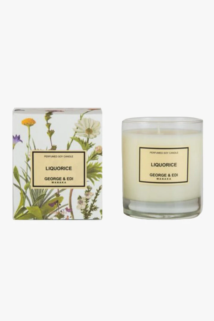 George & Edi Perfume Soy Candle Standard Liquorice 50 Hours 200g 3 George & Edi Perfume Soy Candle Standard Liquorice 50 Hours 200g
