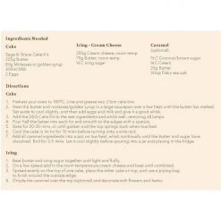 Sage + Grace Spiced Gingerbread Cake Making Kit Eat & Drink