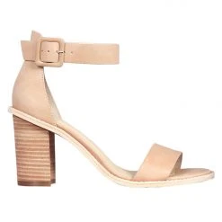 Grady Nude Leather Ankle Strap Heel Accessories