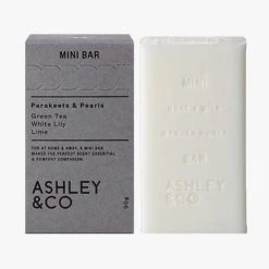 Ashley+Co Support Local Gifts Mini Bar Parakeets + Pearls Soap