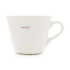 Keith Brymer Jones Table & Kitchen Happy White Bucket Mug 350ml