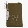 Home Lab 100% French Linen Euro Pillowcase Khaki 65 X 65cm 2 Home Lab 100% French Linen Euro Pillowcase Khaki 65 X 65cm