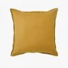 George Street Linen Belgian Washed Linen Honey Euro Pillowcase