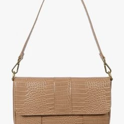 Brie Leon Isabel Biscuit Baby Croc Bag With Chain