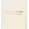 Oxted Ten Tiny Fingers Cream Small Card Baby & Child